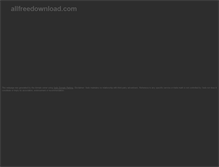 Tablet Screenshot of allfreedownload.com